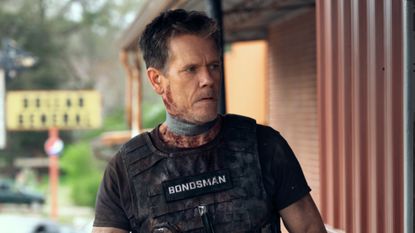 Kevin Bacon as Hub Halloran in The Bondsman.