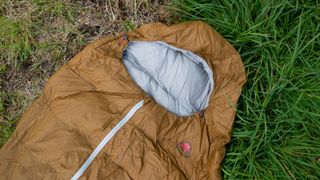 Close up of hood on Robens Icefall Pro 300 sleeping bag review