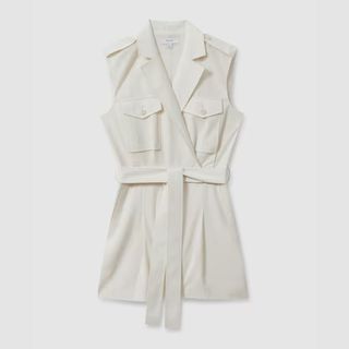 white playsuit