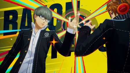 The main character and Yosuke perform a Baton Pass in Persona 4 Revival