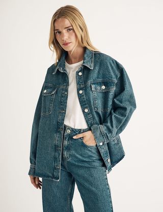 Vintage Mid Wash Denim Jacket