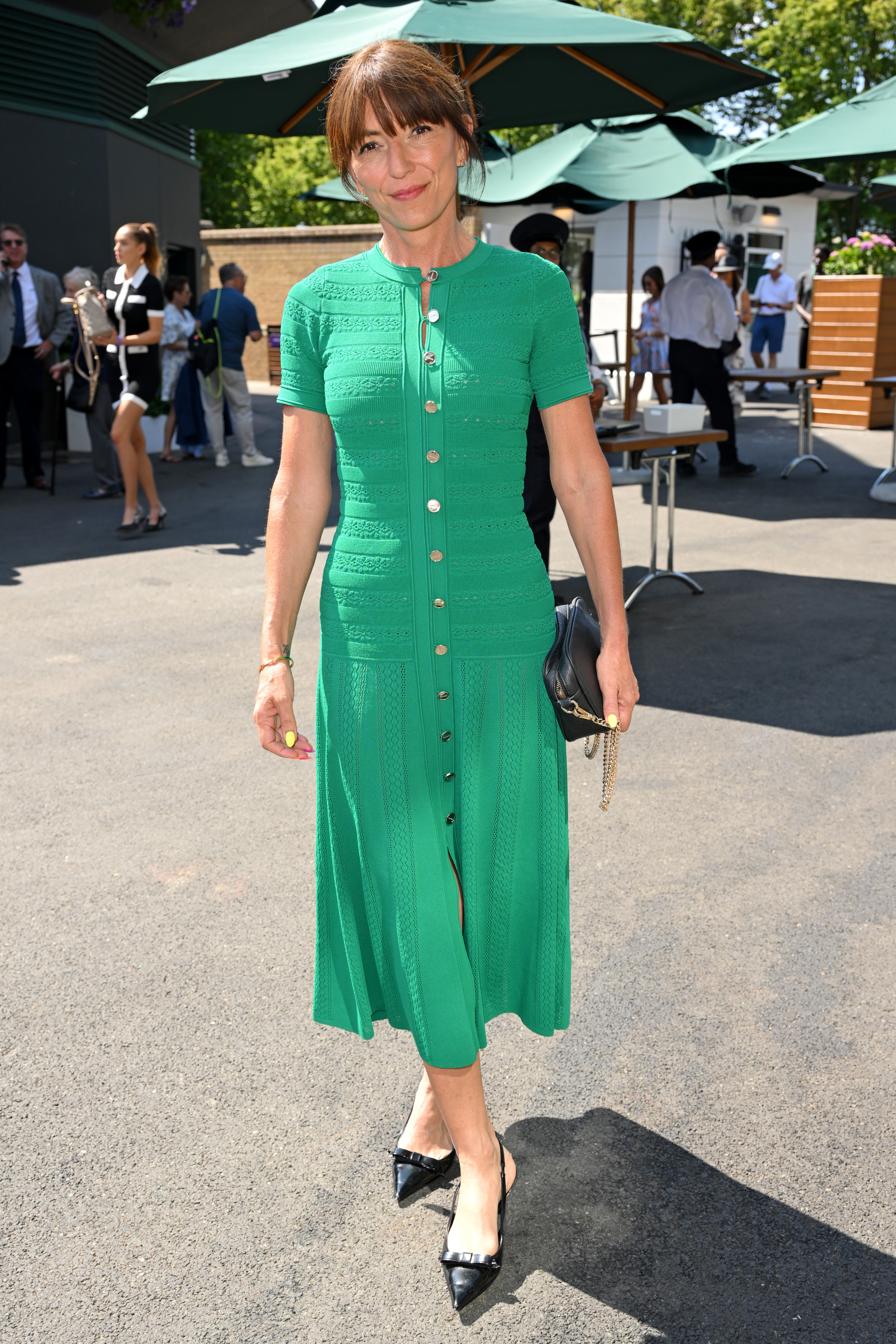 Davina McCall at Wimbledon on July 12, 2026