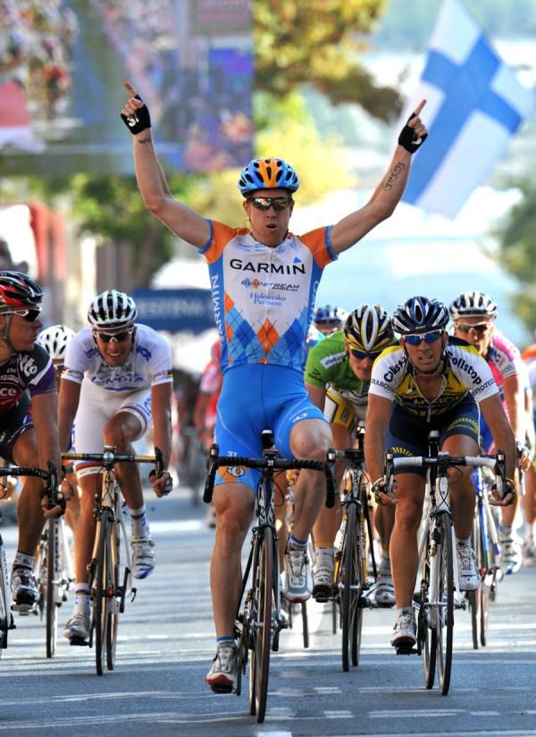 Tyler Farrar broke Garmin-Slipstream's long streak of second places.