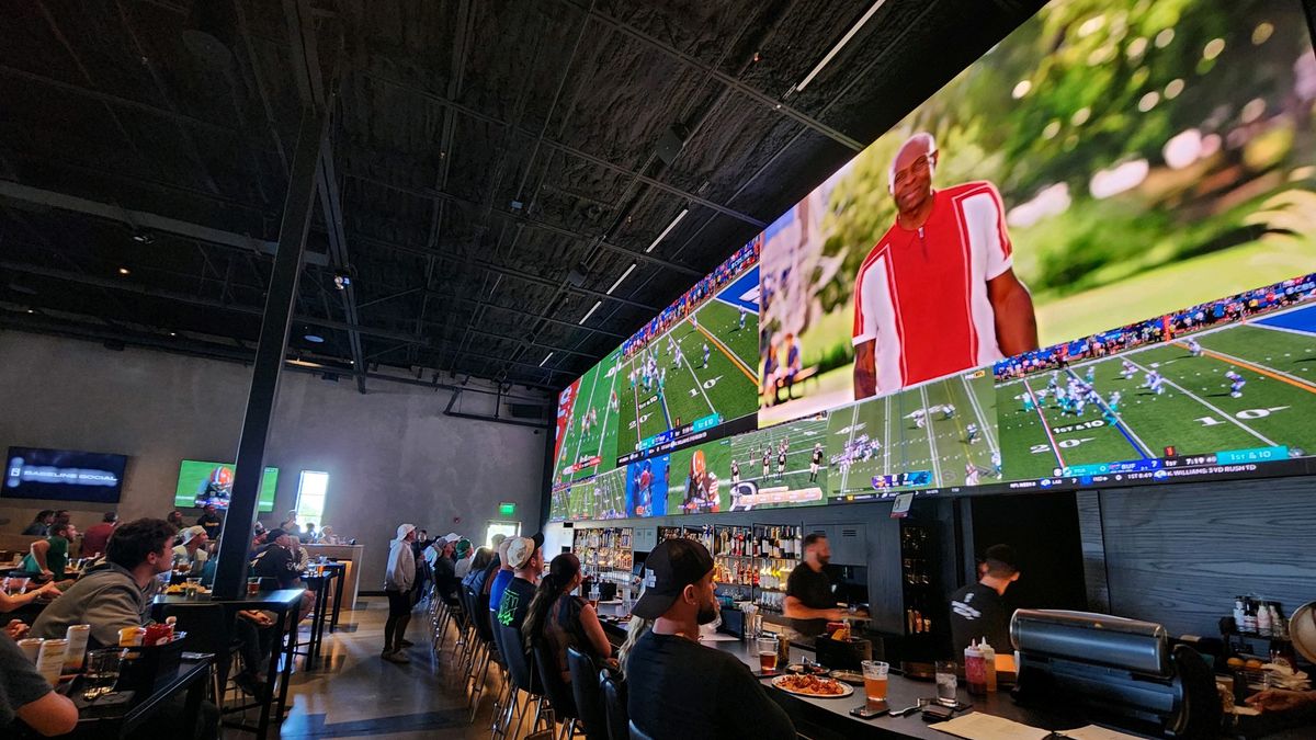 Massive 50-Foot-Wide MAXHUB Display Adds Wow Factor at Baseline Social ...