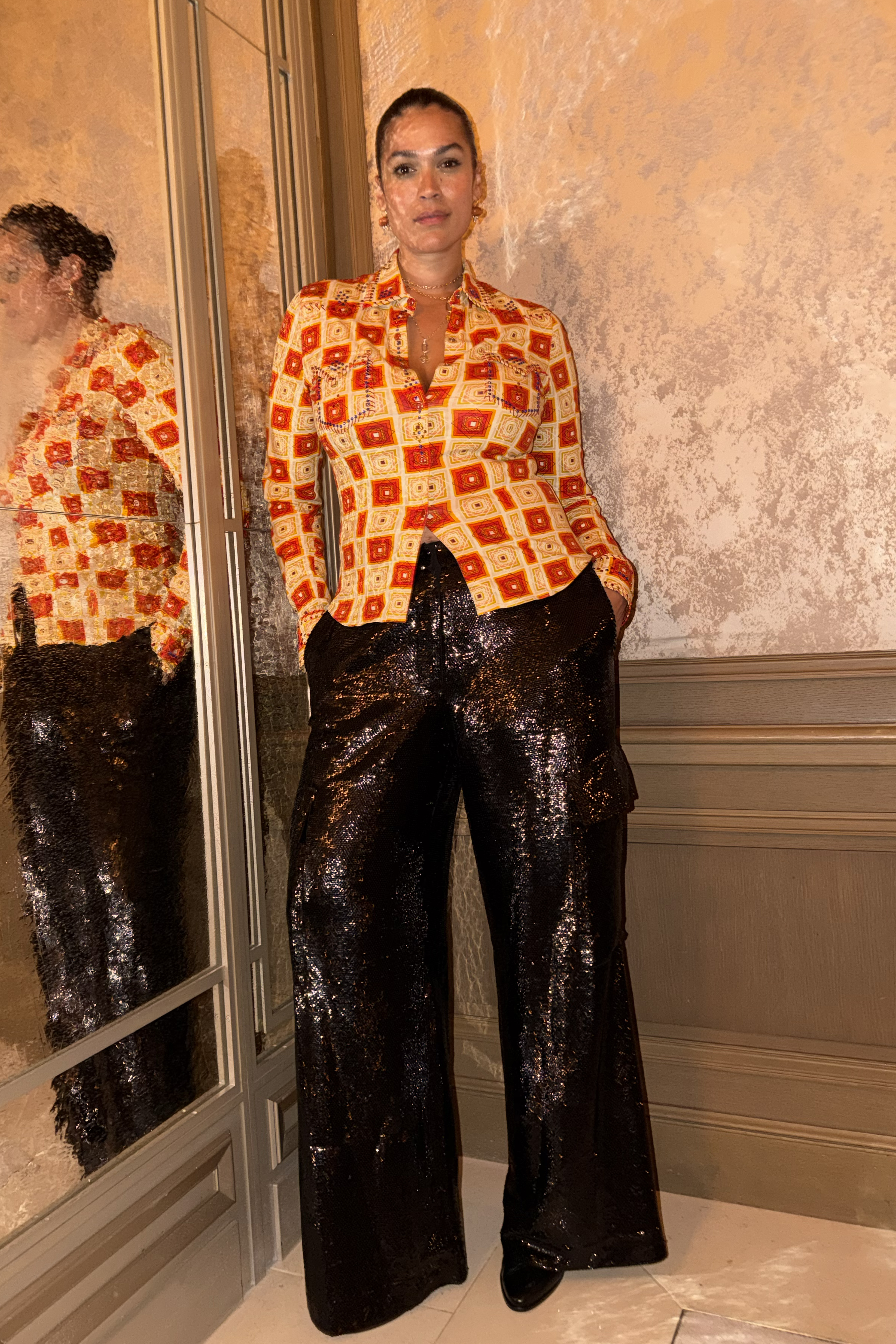 Jennifer Atilemile wearing clothes.