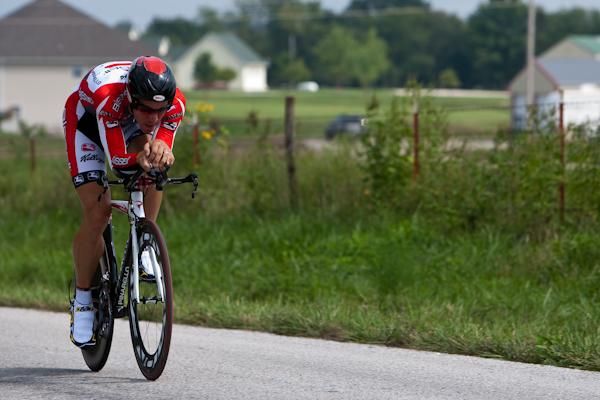 Ben Jacques-Maynes (Bissell) was eighth overall for the day.