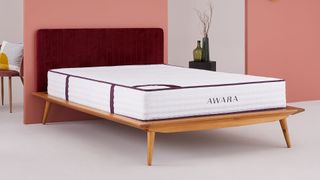 Awara Natural Hybrid mattress in a bedroom