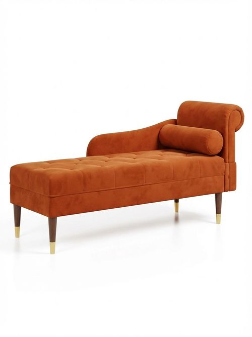 Velvet Chaise Longue
