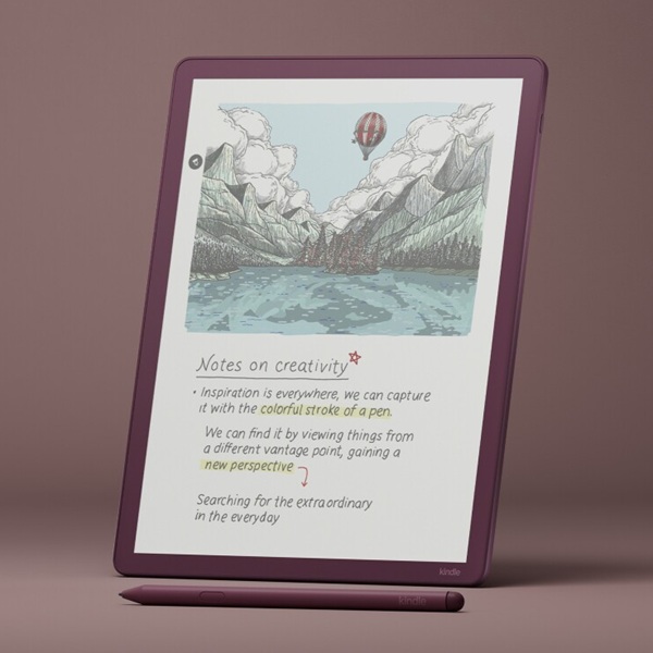 Amazon launched its first Kindle Scribe Colorsoft, which soft colors to users looking to highlight text, scribble notes, and more.