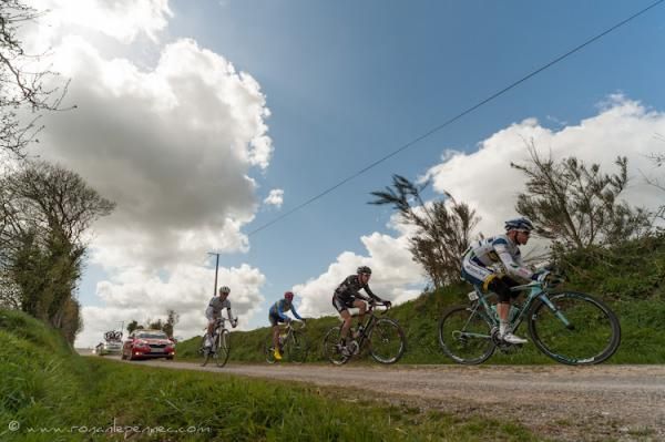 Jacek Morajko (Vacansoleil-DCM), Cl&eacute;ment Koretzky (La Pomme-Marseille), Benoit Jarrier (Veranda Rideau - Super U) and R&eacute;my Cusin (Team Type 1)