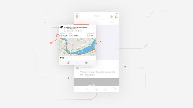 Screenshot of Strava