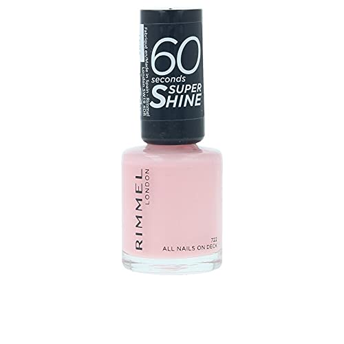 Rimmel 60 Seconds Super-Shine Nail Polish, All Nails on Deck, 8ml