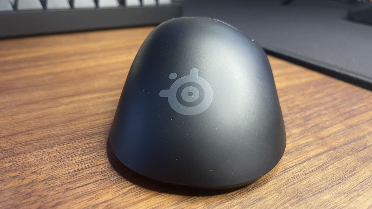 A Steelseries Rival Pro gaming mouse.