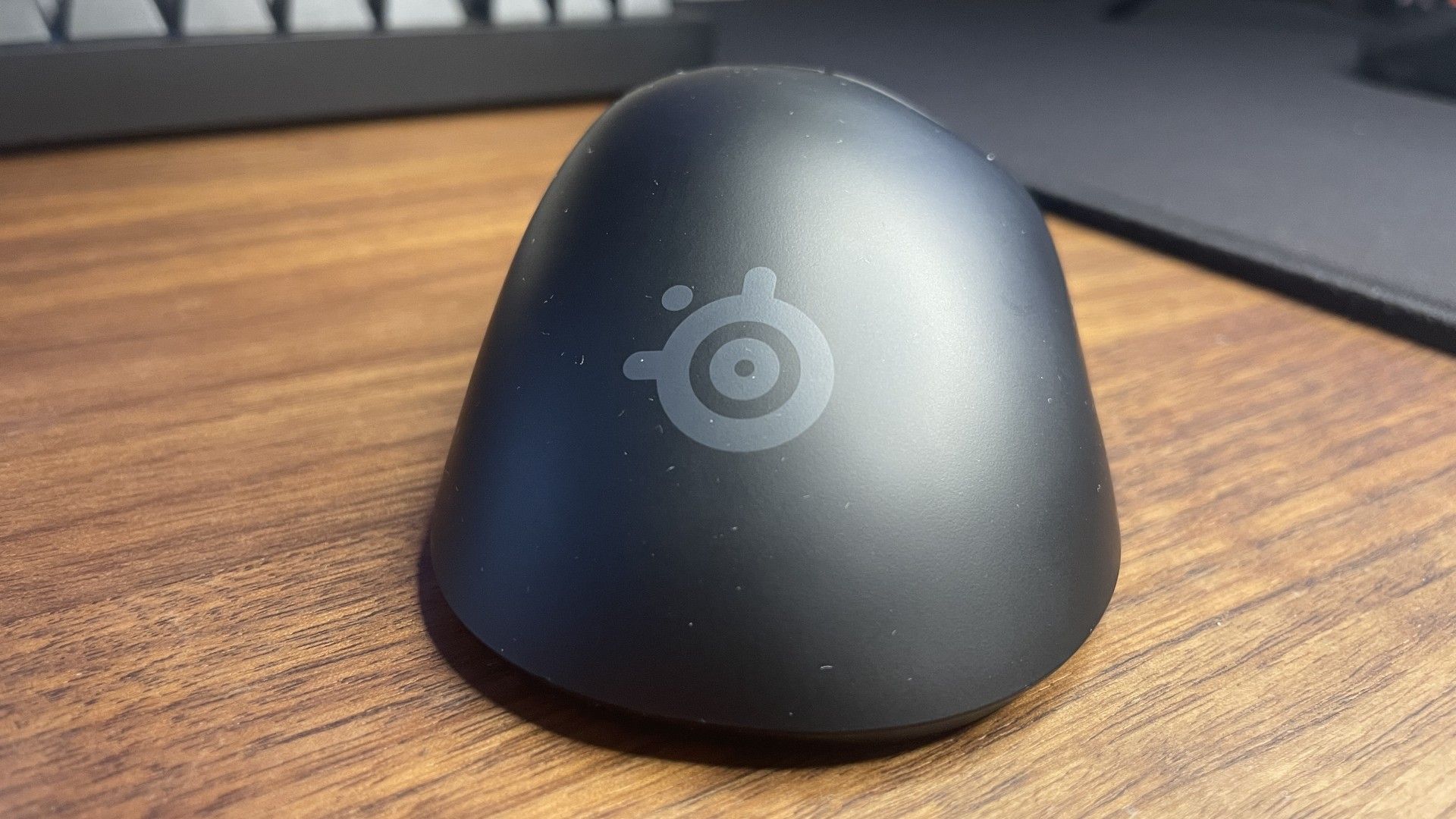 A Steelseries Rival Pro gaming mouse.