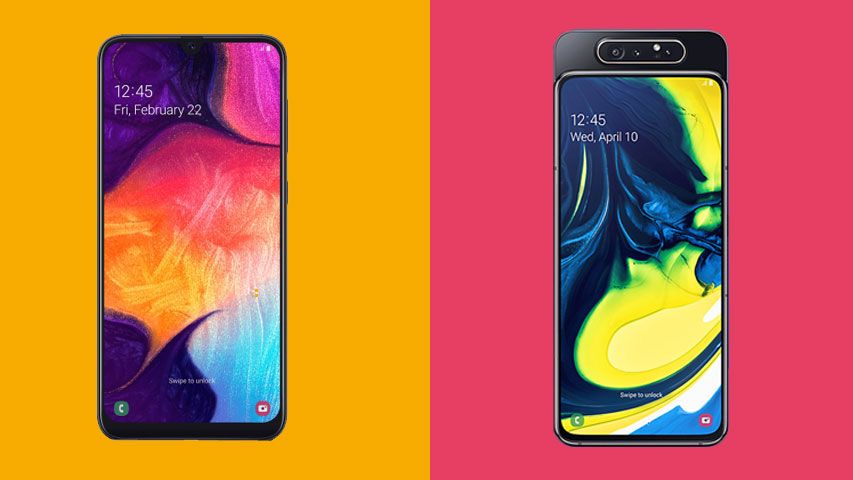 Samsung Galaxy A50 vs Galaxy A80