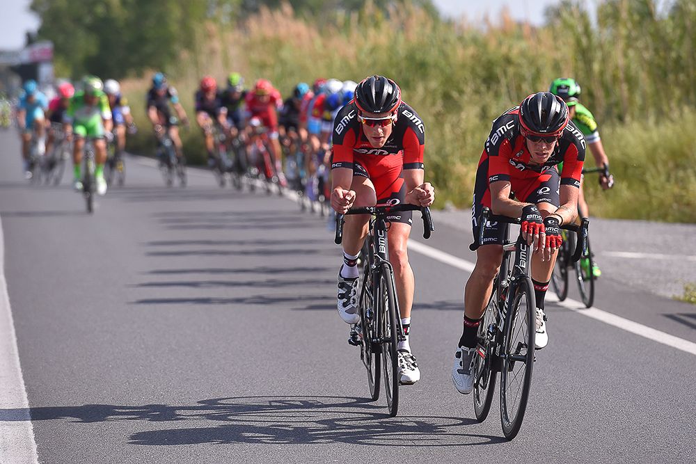 BMC on the attack during the Giro's fourth stage