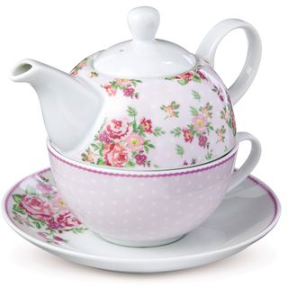aldis floral teapot