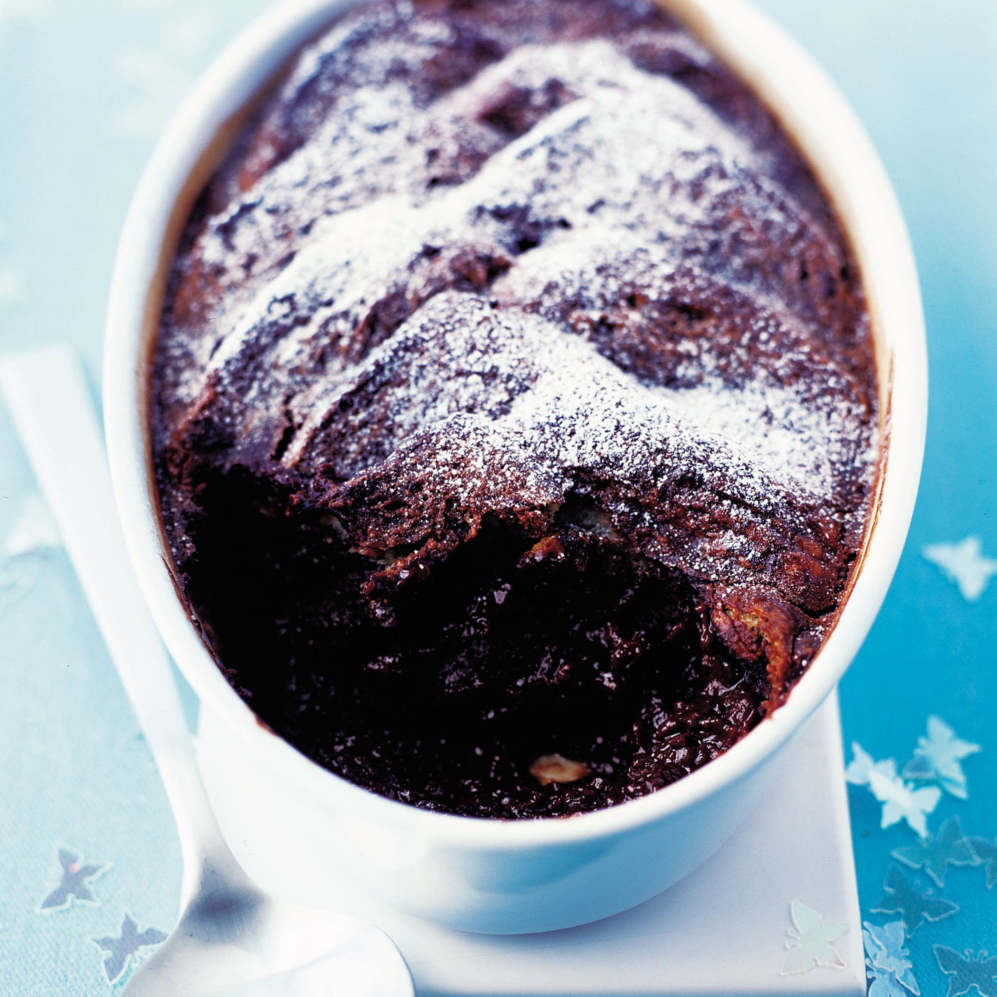 Chocolate and Orange Brioche Pudding
