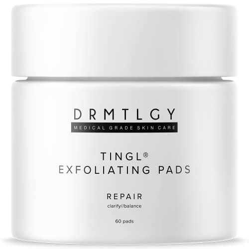 Drmtlgy Tingl Exfoliating Face &amp;amp; Body Pads 60 Count | Aha Bha Toner Pads
