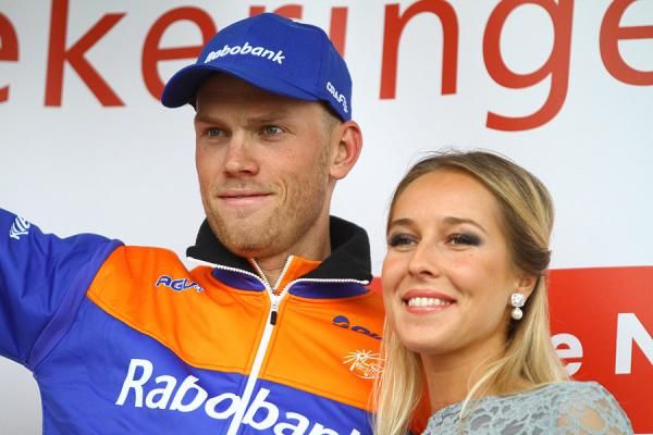 Lars Boom (Rabobank) on the podium