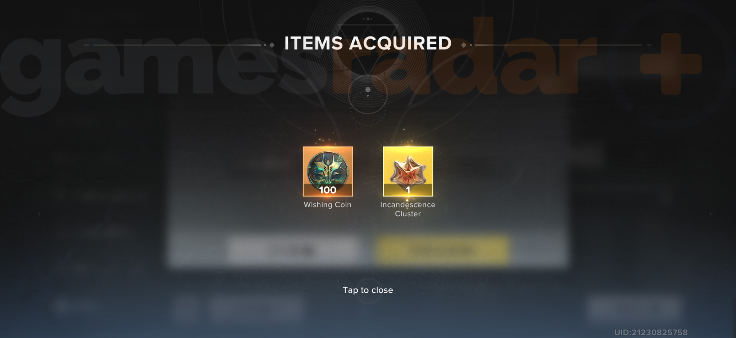 Redeeming one of the Destiny Rising codes for rewards