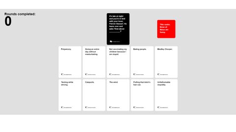 How To Play Cards Against Humanity Online With Friends Family Or On Your Own Techradar