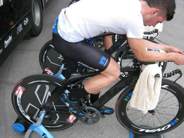 We spotted NetApp-Endura using this chunky Fuji TT&nbsp; bike