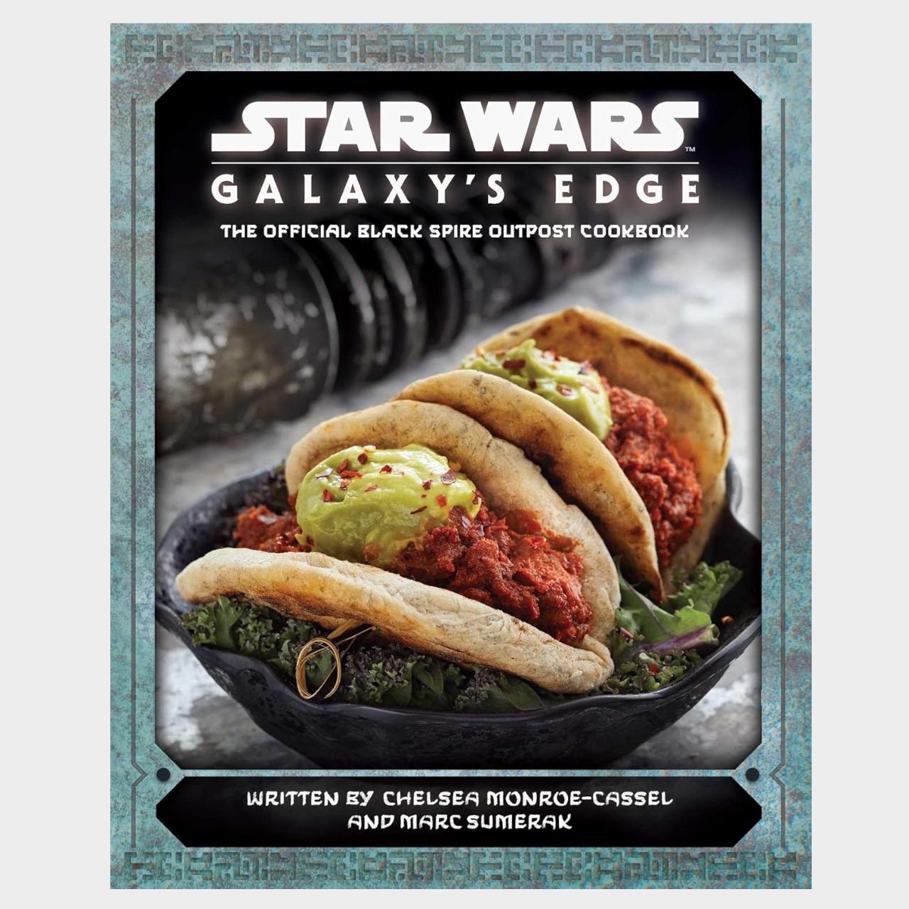 Galaxy&#039;s Edge cookbook cover on a plain background