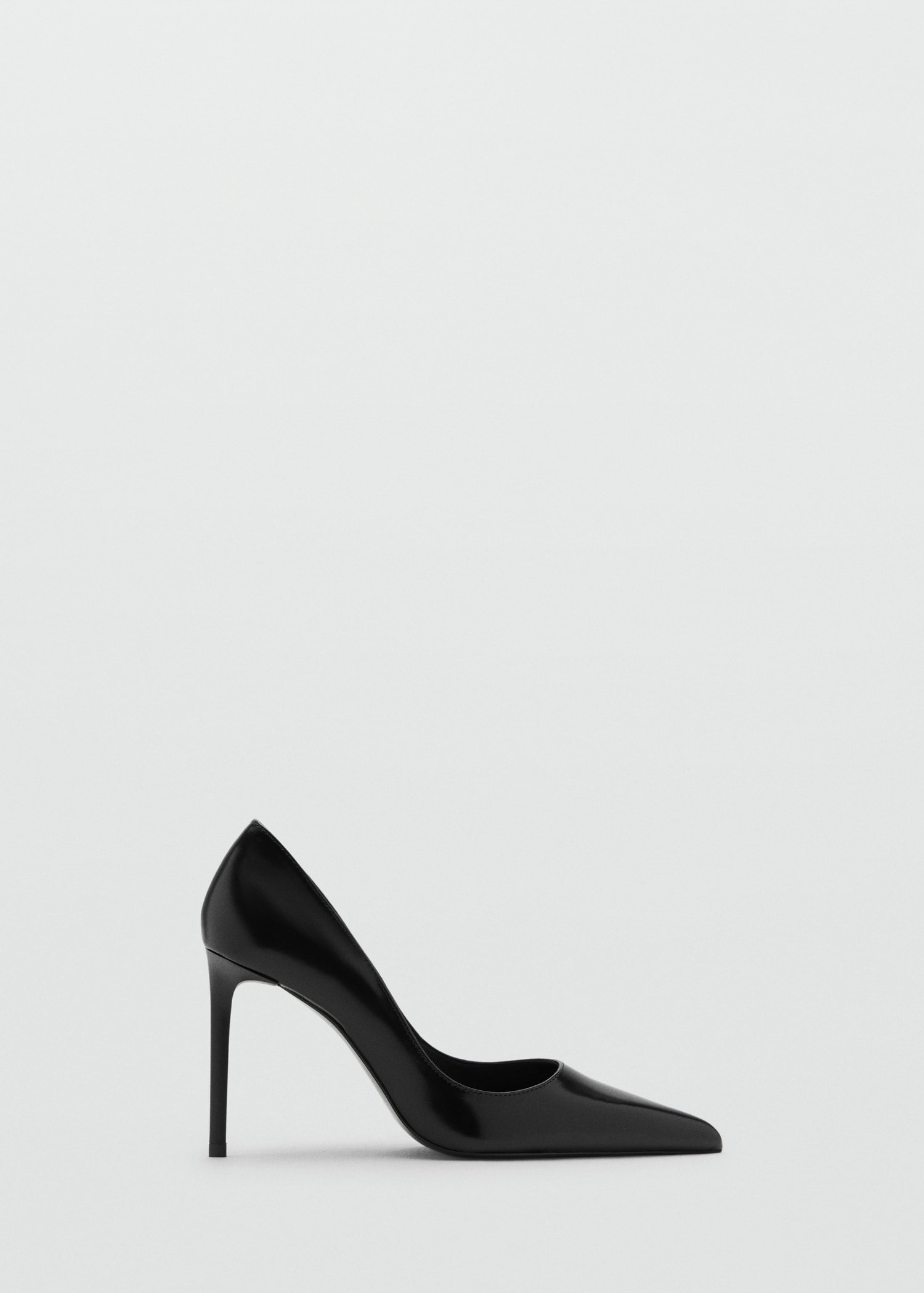 Pointed-Toe Leather Heeled Shoes - Women | Mango United Kingdom