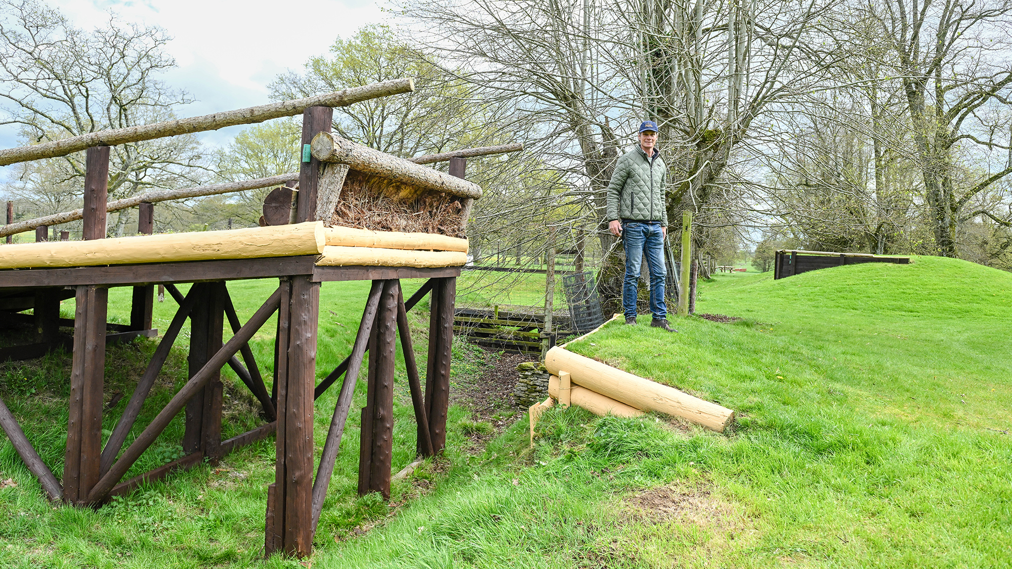 Badminton Horse Trials cross-country course 2026 fence 13