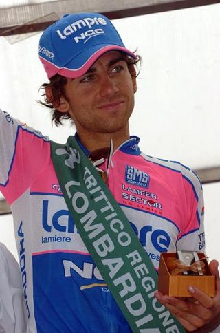 Italy's Mauro Santambrogio (Lampre-NGC) won the three-day series, Trittico Lombardo.