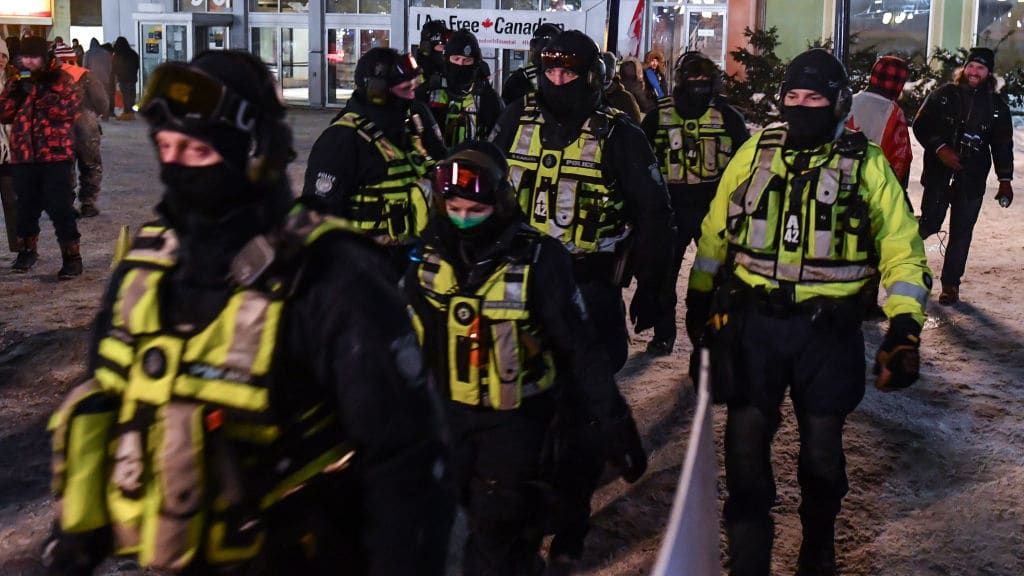 Police in Ottawa.