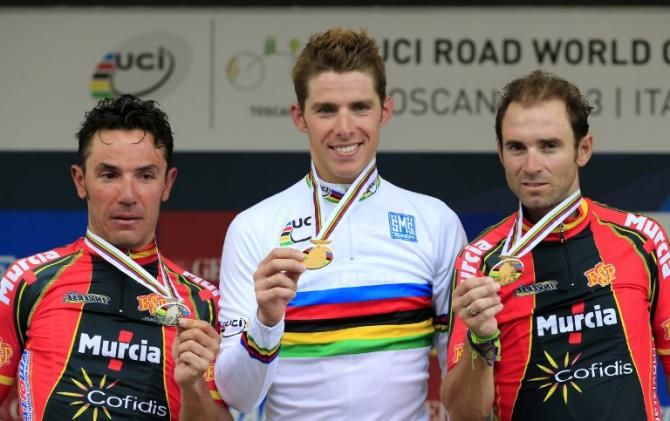 Joaquim Rodriguez, Rui Costa and Alejandro Valverde