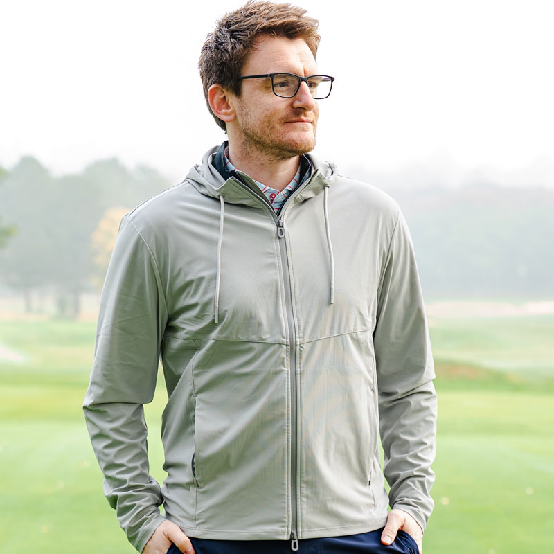 Johnnie-O Marshall Featherweight Hooded Jacket