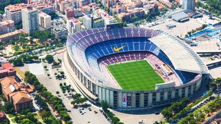 Camp Nou Stadion - FC BArcelonas hjemmebane