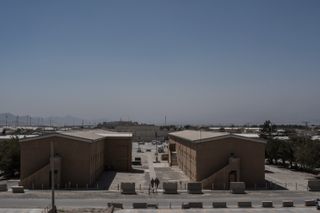 Bagram Airfield in northeastern Afghanistan