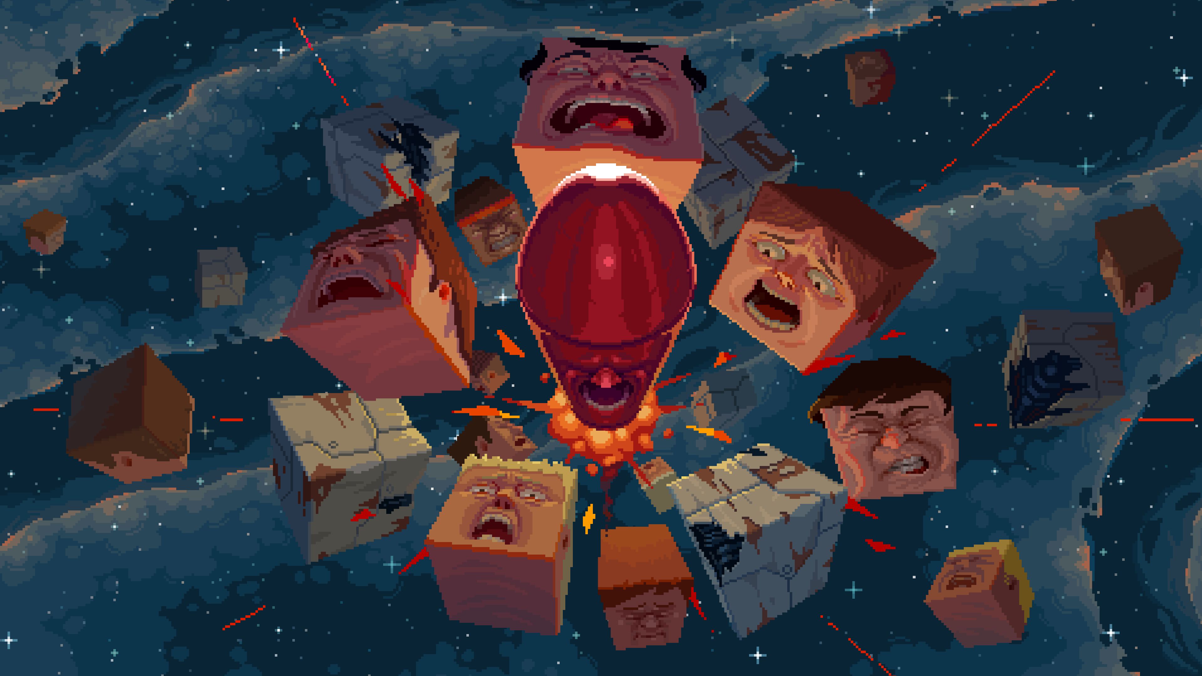 Art of screaming bricks and an angry bullet