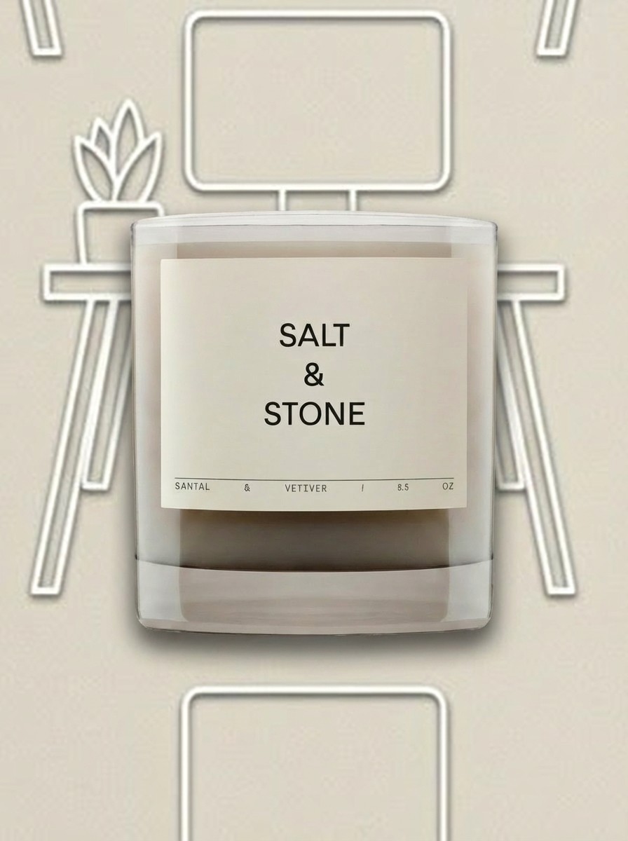 Salt & Stone Scented Candle