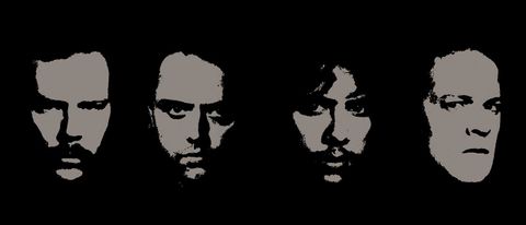 Faces of Metallica members 