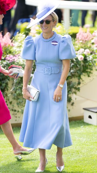 Zara Tindall attends day three of Royal Ascot 2024 at Ascot Racecourse on June 20, 2024