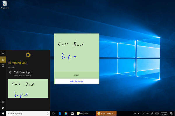 How to Create Cortana Reminders with Windows 10 Sticky Notes | Laptop Mag