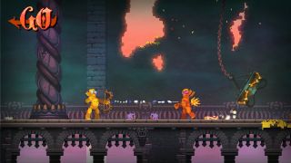 Nidhogg 2. Trust me, the screenshot doesn't do the game justice.
