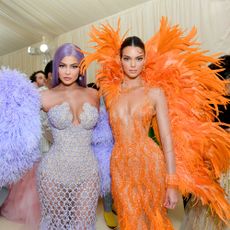 new york, new york may 06 kylie jenner and kendall jenner attend the 2019 met gala celebrating camp notes on fashion at metropolitan museum of art on may 06, 2019 in new york city photo by mike coppolamg19getty images for the met museumvogue