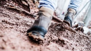 boots in the mud