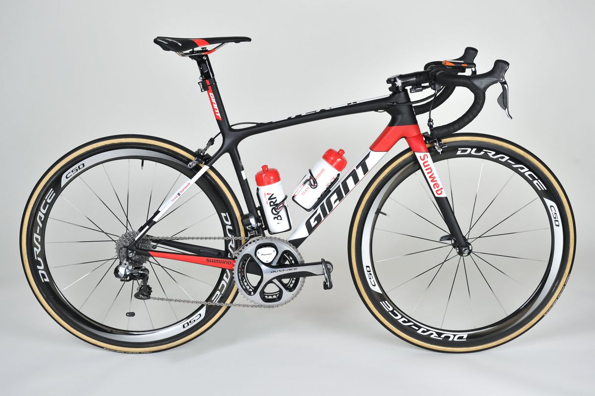The Team Sunweb Giant bike
