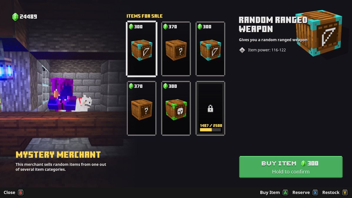 Minecraft Dungeons guide: How to unlock new vendors and upgrade the ...