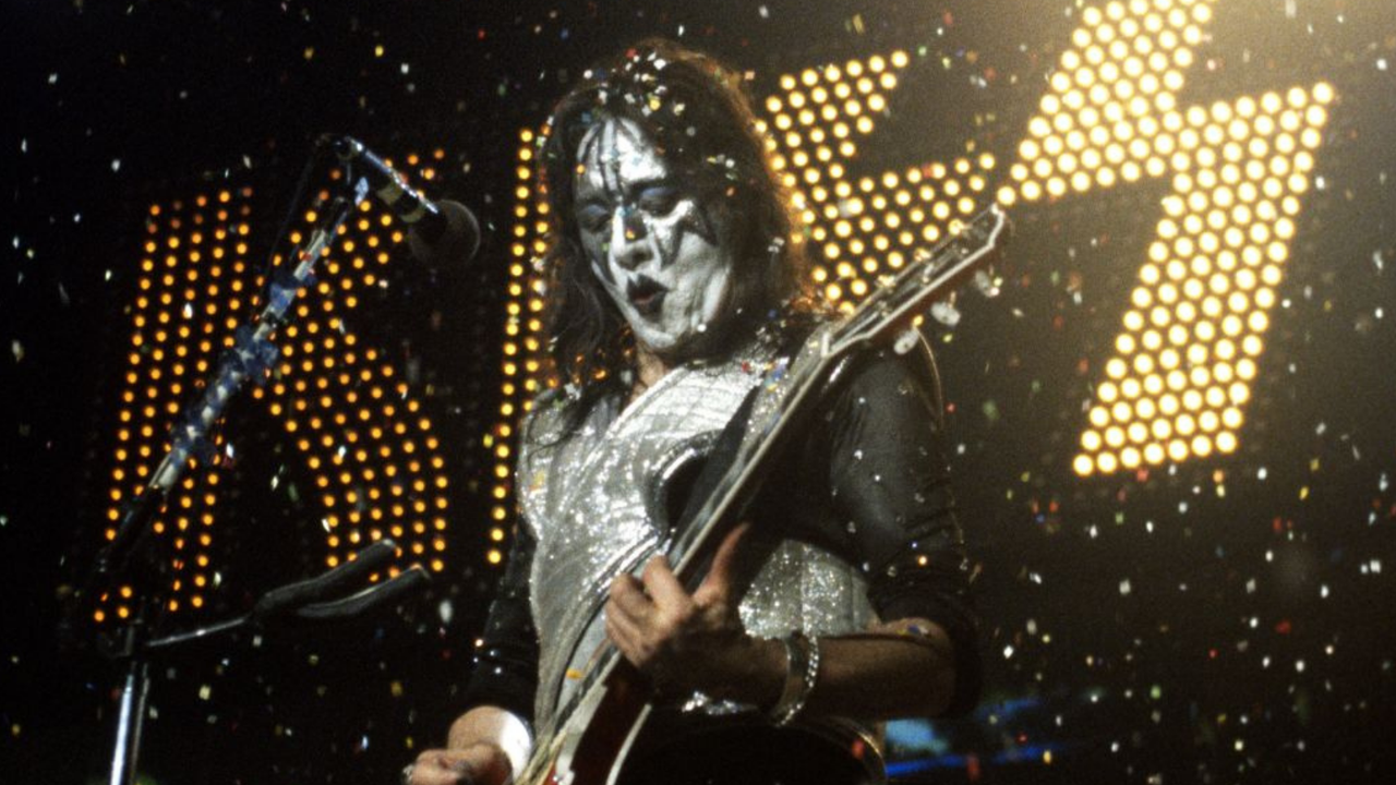 Watch unmasked Kiss pay emotional tribute to late Ace Frehley at Las Vegas show