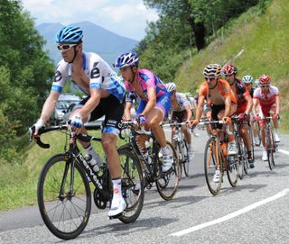 David Millar in escape group, Tour de France 2011, stage 14