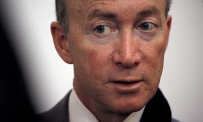 Indiana Gov. Mitch Daniels, viewed by the GOP establishment as one of the party's most promising presidential prospects, officially opted out of the race Sunday.