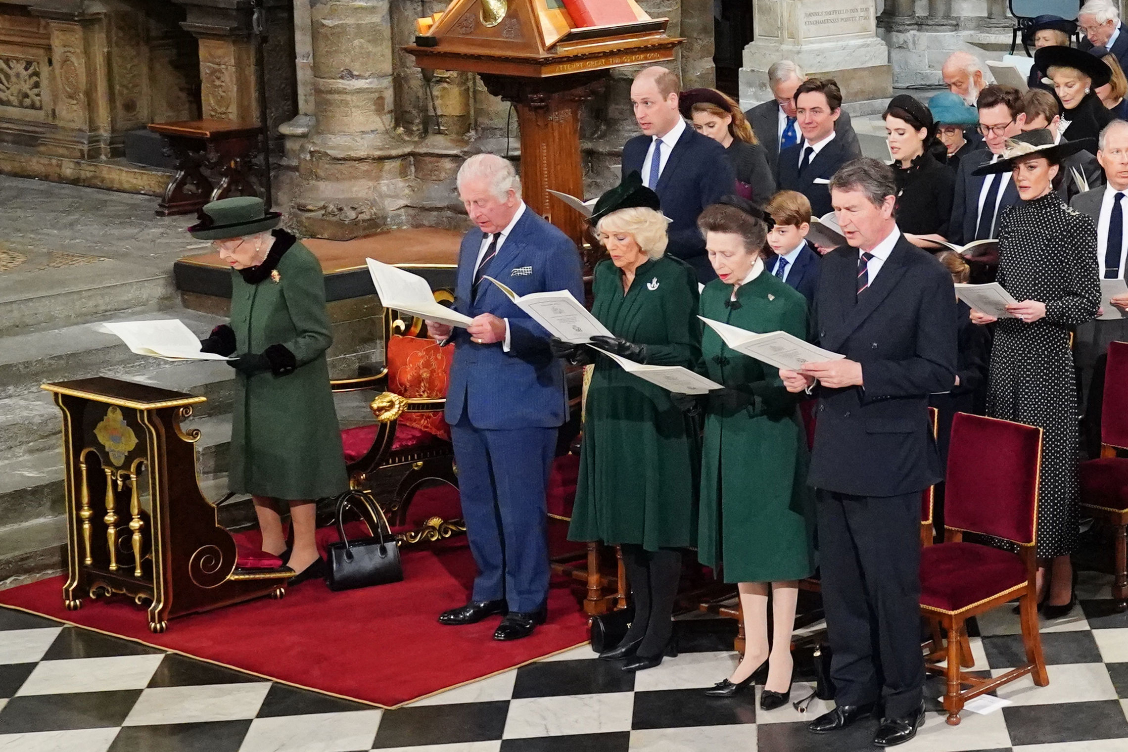 Why is everyone wearing green at Prince Philip's memorial? Woman & Home